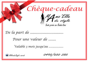 CHEQUE CADEAU